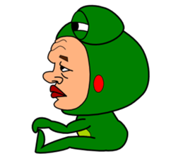 The Green Frog Man Vol.2 sticker #6698094