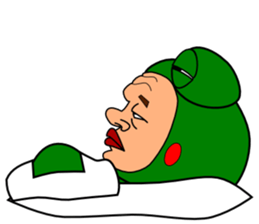 The Green Frog Man Vol.2 sticker #6698095