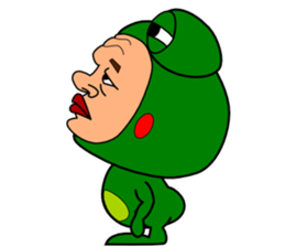 The Green Frog Man Vol.2 sticker #6698097