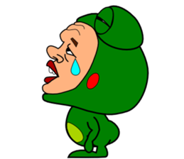 The Green Frog Man Vol.2 sticker #6698098