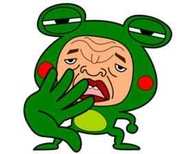 The Green Frog Man Vol.2 sticker #6698100