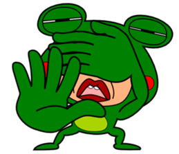 The Green Frog Man Vol.2 sticker #6698101