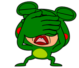 The Green Frog Man Vol.2 sticker #6698102