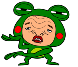 The Green Frog Man Vol.2 sticker #6698103