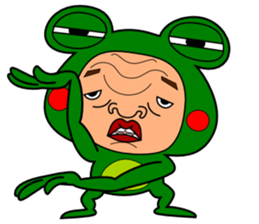 The Green Frog Man Vol.2 sticker #6698104