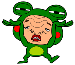 The Green Frog Man Vol.2 sticker #6698105