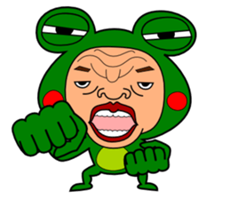 The Green Frog Man Vol.2 sticker #6698106