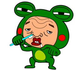 The Green Frog Man Vol.2 sticker #6698107