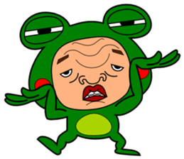 The Green Frog Man Vol.2 sticker #6698108