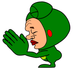 The Green Frog Man Vol.2 sticker #6698109