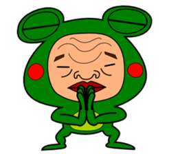 The Green Frog Man Vol.2 sticker #6698110