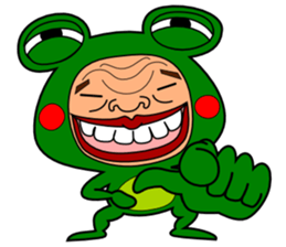 The Green Frog Man Vol.2 sticker #6698111