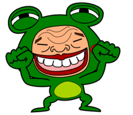 The Green Frog Man Vol.2 sticker #6698112