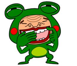 The Green Frog Man Vol.2 sticker #6698113