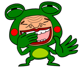 The Green Frog Man Vol.2 sticker #6698114