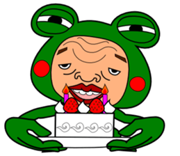 The Green Frog Man Vol.2 sticker #6698115