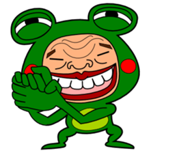 The Green Frog Man Vol.2 sticker #6698118