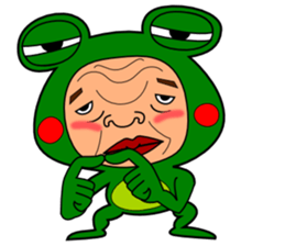 The Green Frog Man Vol.2 sticker #6698119