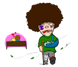 Bob The Afro sticker #6698532