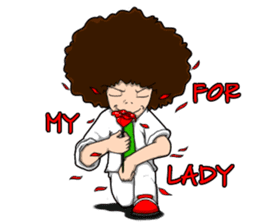 Bob The Afro sticker #6698542