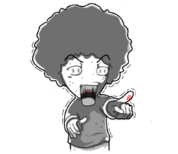 Bob The Afro sticker #6698543