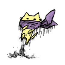 Ninjya Cats Silent version sticker #6698602