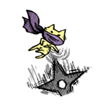 Ninjya Cats Silent version sticker #6698603