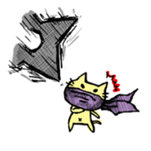 Ninjya Cats Silent version sticker #6698609