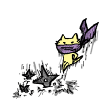 Ninjya Cats Silent version sticker #6698610