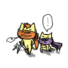 Ninjya Cats Silent version sticker #6698618