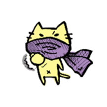 Ninjya Cats Silent version sticker #6698624