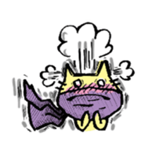 Ninjya Cats Silent version sticker #6698638