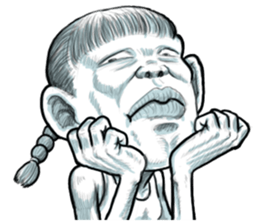 Kimo pigtails sticker #6699005