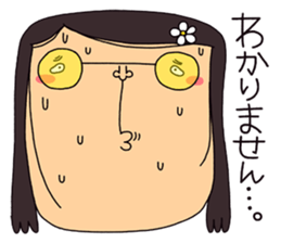 BIG FACE!! sticker #6699361