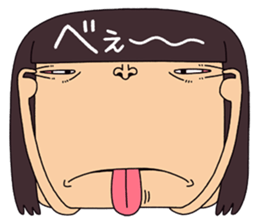 BIG FACE!! sticker #6699372