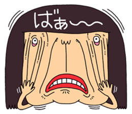 BIG FACE!! sticker #6699373
