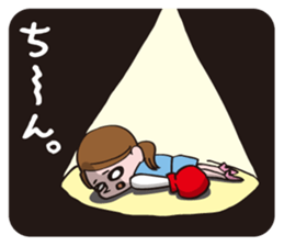 Woman fighter sticker #6699663