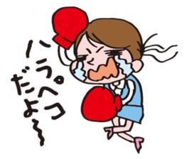 Woman fighter sticker #6699666