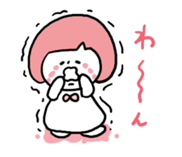 Bobbed Pink Girl sticker #6700169