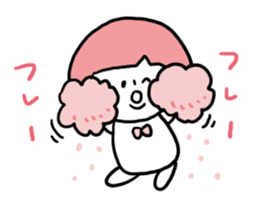 Bobbed Pink Girl sticker #6700172