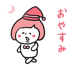 Bobbed Pink Girl sticker #6700185