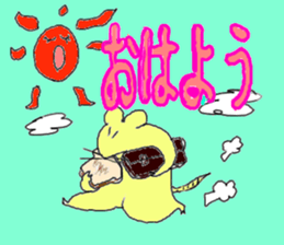 funky rats sticker #6700554