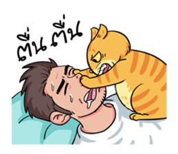 Tong Fat Cat and the Gang sticker #6700561