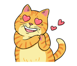 Tong Fat Cat and the Gang sticker #6700586