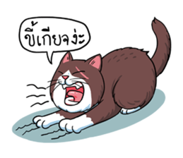 Tong Fat Cat and the Gang sticker #6700596