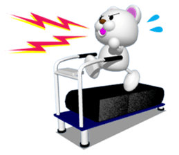 Petty  Hero! A supermarket  KUMAMAN! sticker #6700971