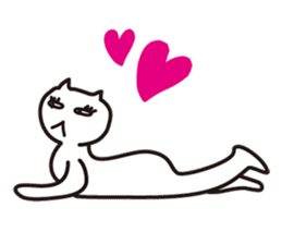Yoga of Float Cat sticker #6702146