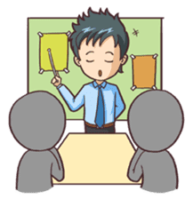 Cute Office Romance sticker #6702329