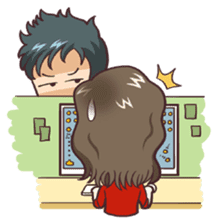 Cute Office Romance sticker #6702344