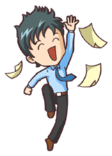 Cute Office Romance sticker #6702348